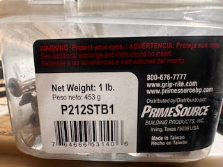 1 LB 2-1/2" x 9 EXTERIOR SCREWS BROWN